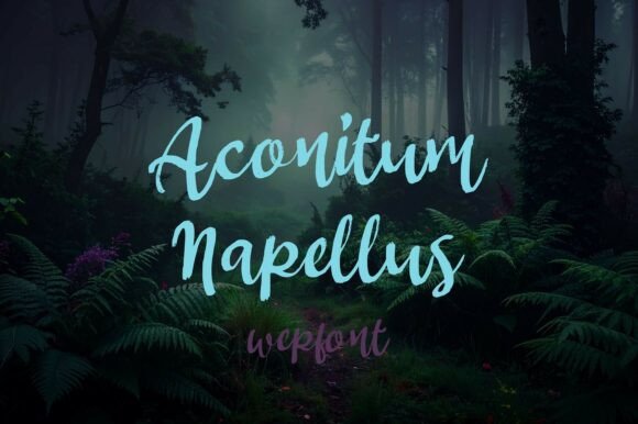 Aconitum Napellus Typeface Review