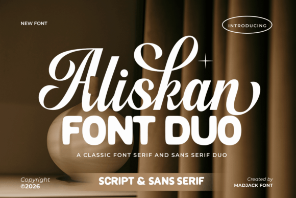 Aliskan Font Duo: Elevate Your Brand Typography