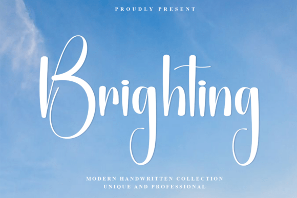 Brighting Font: Elevate Your Brand with Elegant Script