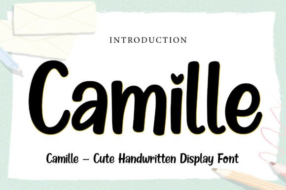 Camille: A Handwritten Typeface for Editorial Design