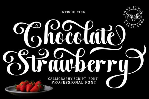 Chocolate Strawberry Font for Business Branding