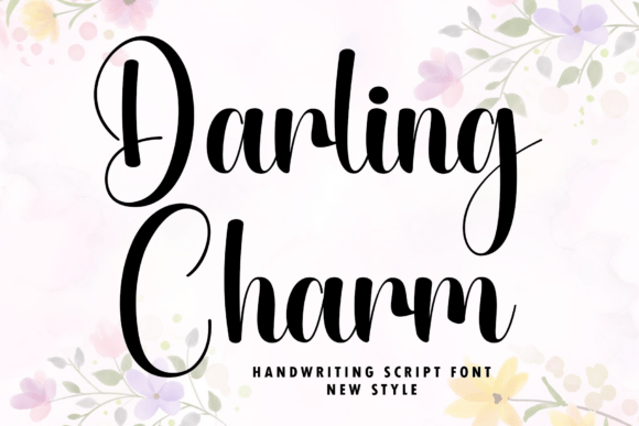 Darling Charm: A Modern Script Font for Elegant Branding
