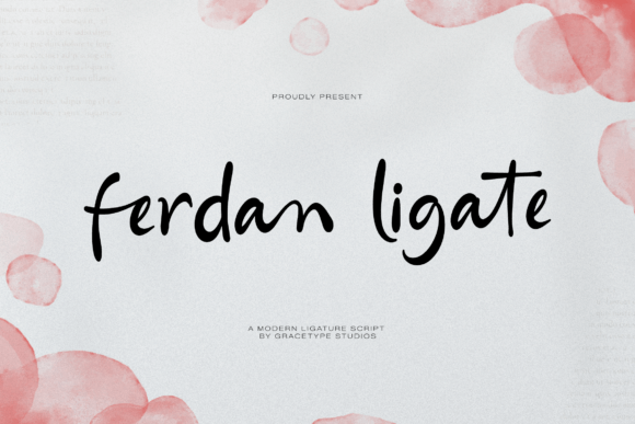 Ferdan Ligate: A Fluid Typeface for Brand Identity