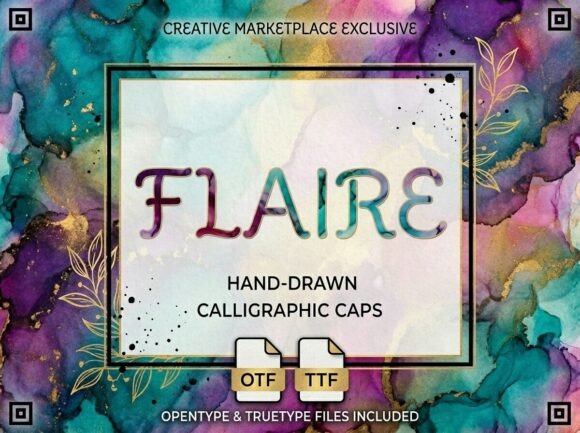 Flaire: A Breezy Handwritten Font for Editorial Design