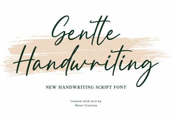 Gentle Handwriting Font for Polished Branding