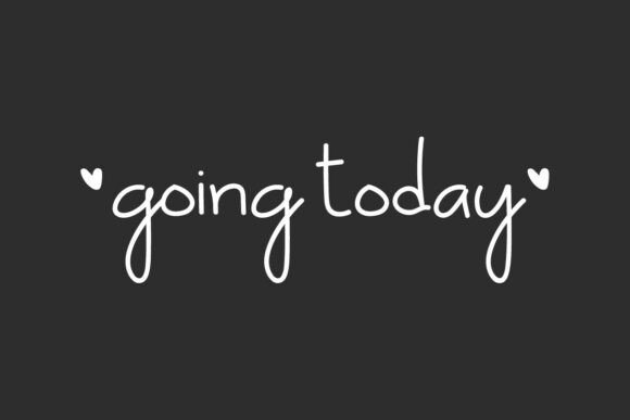 Going Today Font: Elevate Your Campaign Visuals