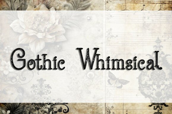 Gothic Whimsical Font for Makers