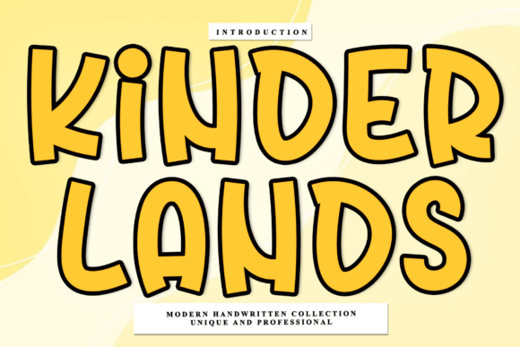 Kinder Lands: A Handwritten Font for Modern Campaigns