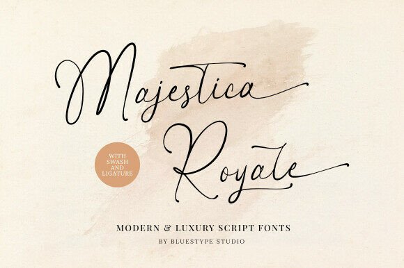 Majestica Royale: A Refined Script Font for Editors