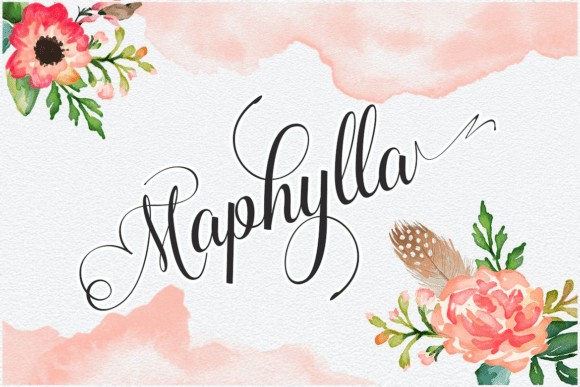 Maphylla Typeface for Elegant Campaigns