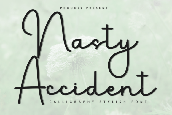 Nasty Accident Font for Crafters
