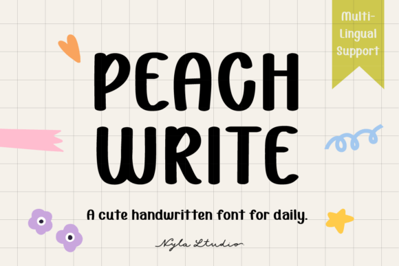 Peachwrite Font Review: A Playful Typeface for Branding