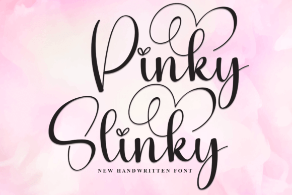 Pinky Slinky: A Playful Script Font for Editorial Design