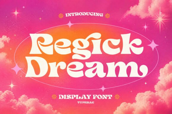 Regick Dream: A Bold Display Font for Crafters