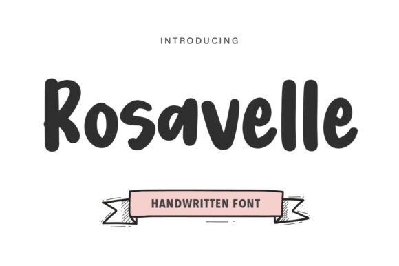 Rosavelle Typeface: Bold Charm for Branding