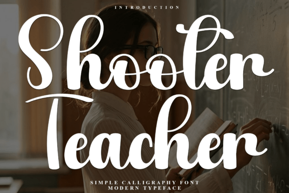 Shooter Teacher: A Festive Typeface for Makers