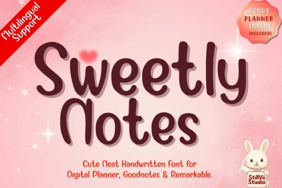 Sweetly Notes: A Handwritten Font for Makers