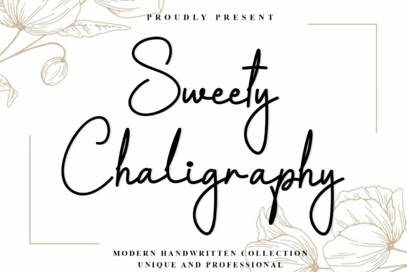 Sweety Chaligraphy: A Fluid Script Font for Editorial Design