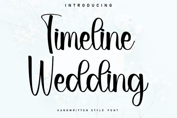 Timeline Wedding Font Review for Web Design