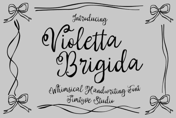 Violetta Brigida: A Handwritten Font for Campaigns