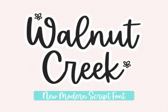 Walnut Creek: A Script Font for Clear Campaigns