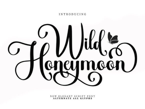 Wild Honeymoon: A Script Font for Editorial Elegance